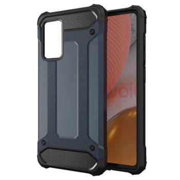 Defender szilikon telefonvédő (ütésállóság, légpárnás sarok, fémhatás) SÖTÉTKÉK Samsung Galaxy A36 5G (SM-A366) kép