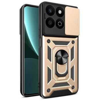 Defender szilikon telefonvédő (ütésállóság, tartógyűrű, kameravédő) ARANY Honor 200 Smart 5G kép