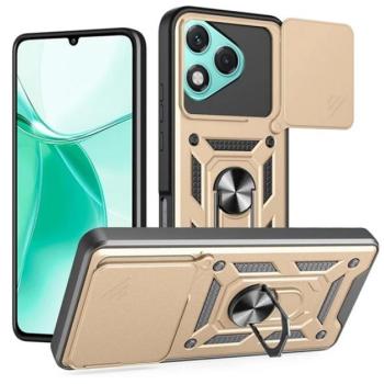 Defender szilikon telefonvédő (ütésállóság, tartógyűrű, kameravédő) ARANY Honor 400 Lite kép