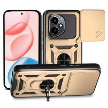 Defender szilikon telefonvédő (ütésállóság, tartógyűrű, kameravédő) ARANY Honor 400 kép