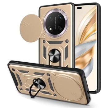 Defender szilikon telefonvédő (ütésállóság, tartógyűrű, kameravédő) ARANY Honor Magic7 Lite kép