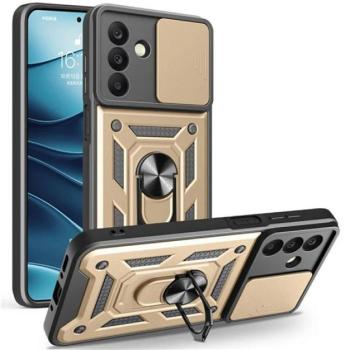 Defender szilikon telefonvédő (ütésállóság, tartógyűrű, kameravédő) ARANY Samsung Galaxy A26 5G (SM-A266) kép