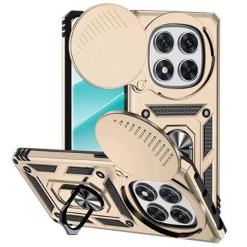Defender szilikon telefonvédő (ütésállóság, tartógyűrű, kameravédő) ARANY Xiaomi Redmi Note 14 Pro 4G kép