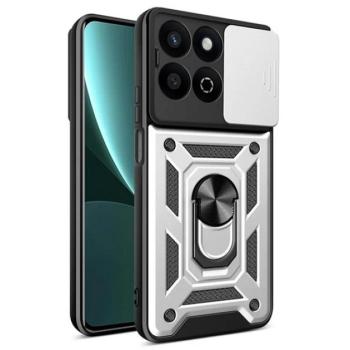 Defender szilikon telefonvédő (ütésállóság, tartógyűrű, kameravédő) EZÜST Honor 200 Smart 5G kép