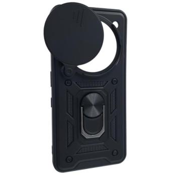 Defender szilikon telefonvédő (ütésállóság, tartógyűrű, kameravédő) FEKETE Nothing Phone (3a) kép