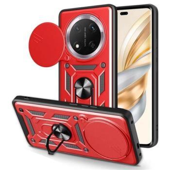 Defender szilikon telefonvédő (ütésállóság, tartógyűrű, kameravédő) PIROS Honor Magic7 Lite kép