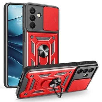 Defender szilikon telefonvédő (ütésállóság, tartógyűrű, kameravédő) PIROS Samsung Galaxy A26 5G (SM-A266) kép