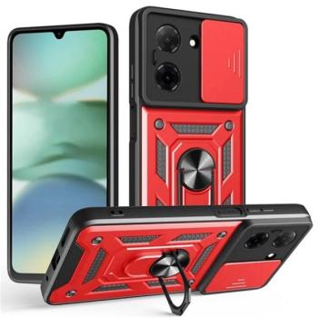 Defender szilikon telefonvédő (ütésállóság, tartógyűrű, kameravédő) PIROS Xiaomi Redmi A5 4G kép
