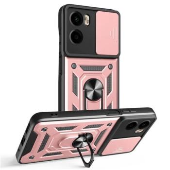 Defender szilikon telefonvédő (ütésállóság, tartógyűrű, kameravédő) ROZÉARANY Motorola Moto G05 kép
