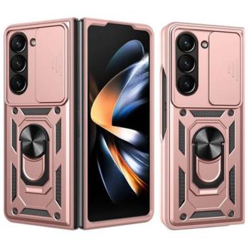 Defender szilikon telefonvédő (ütésállóság, tartógyűrű, kameravédő) ROZÉARANY Samsung Galaxy Z Fold7 (SM-F966) kép