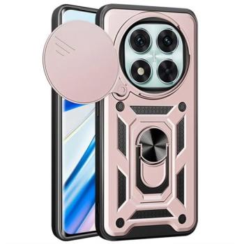 Defender szilikon telefonvédő (ütésállóság, tartógyűrű, kameravédő) ROZÉARANY Xiaomi Poco X7, Redmi Note 14 Pro 5G kép