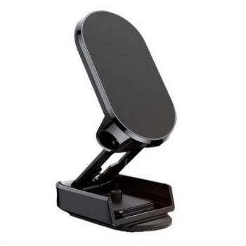 Designed for SAMSUNG autós tartó (műszerfalra, tapadókorongos, mágneses, 360°) FEKETE kép
