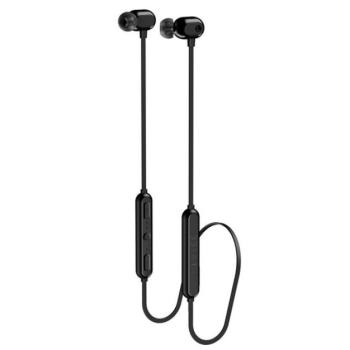 Designed for SAMSUNG Bluetooth fülhallgató SZTEREO (v5.2, nyakba akasztható, zajszűrő, lapos kábel, SPORT) FEKETE kép