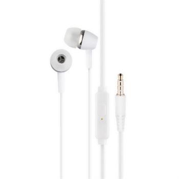 Designed for SAMSUNG fülhallgató SZTEREO (3.5mm jack, mikrofon, felvevő gomb) FEHÉR kép