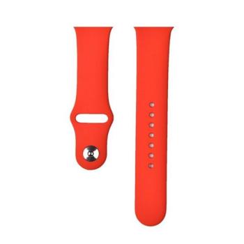 DEVIA DELUXE SPORT pótszíj (egyedi méret, kicsi, szilikon, állítható) PIROS Apple Watch Series 5 40mm, Watch Series 4 40mm, Watch Series 3 38mm kép