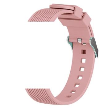 DEVIA DELUXE SPORT pótszíj (univerzális, 22 mm, szilikon, állítható, csíkos minta) RÓZSASZÍN Huawei Watch GT Fortuna, Huawei Watch Magic, Samsung Gear S3 Classic (SM-R770), Honor Watch Magic, kép