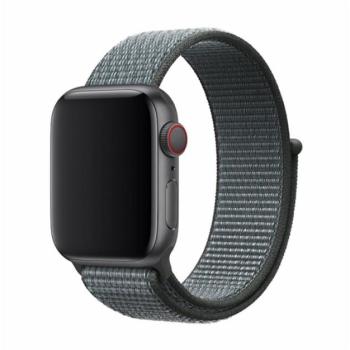 DEVIA DELUXE SPORT3 pótszíj (egyedi méret, állítható, textil) SÖTÉTSZÜRKE Apple Watch Series 1 42mm, Apple Watch Series 2 42mm, Apple Watch Series 3 42mm, Apple Watch Series 4 44mm, Apple Wat kép