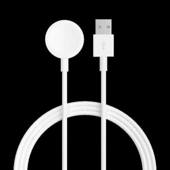 DEVIA EA398 Kintone USB-A Magnetic Wireless Apple iWatch Töltő - Fehér kép