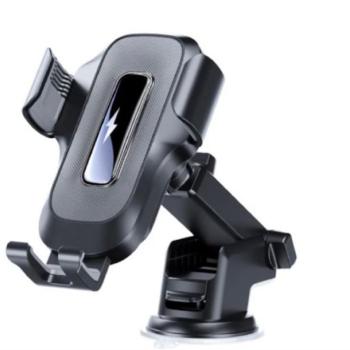 Devia EA497 Smart Wireless 15W AutósTöltő és Tartó - Fekete kép