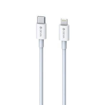 DEVIA EC146 Smart PD 20W Lightning 1M Adatkábel - Fehér kép