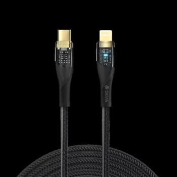 DEVIA EC429 Star PD 20W Lightning 1M Adatkábel - Fekete kép