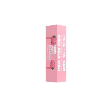 Devia EM018 rózsaszín stereo headset, fülhallgató kép