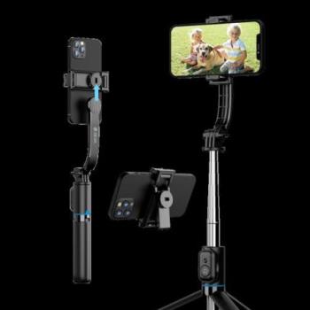 Devia Tripod Stand Multifunkciós Wireless Selfi Bot - Fekete kép