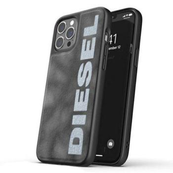Diesel Moulded Case Bleached Denim iPhone 12/12 Pro szürke/fehér tok kép