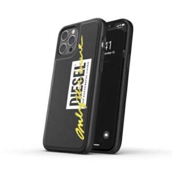 Diesel Moulded Case hímzett iPhone 12 Pro Max fekete/lime 42508 tok kép