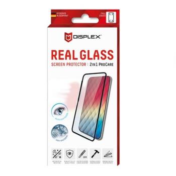 DISPLEX képernyővédő üveg (3D full cover, íves, tok barát, karcálló, 10H) FEKETE Samsung Galaxy S22 Plus 5G (SM-S906) kép