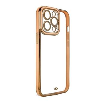 Divat tok Samsung Galaxy A12 arany tok gél borítás arany kép