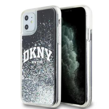 DKNY DKHCN61LBNAEK Liquid Glitter Big Logo tok iPhone 11 - fekete kép