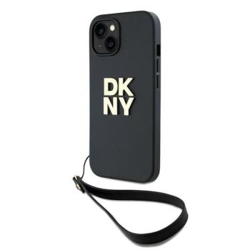 DKNY DKHCP14SPBSWSK Wrist Strap Stock Logo tok iPhone 14 - fekete kép