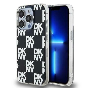 DKNY DKHCP15XHDLCEK IML Checkered Mono Pattern tok iPhone 15 Pro Max - fekete kép