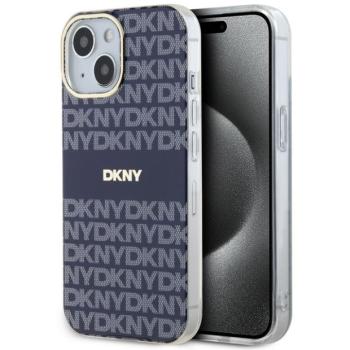 DKNY DKHMP15SHRHSEB IML Mono &amp; Stripe MagSafe-kompatibilis tok iPhone 15 - kék kép