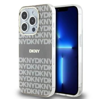 DKNY DKHMP15XHRHSEE IML Mono &amp; Stripe MagSafe-kompatibilis tok iPhone 15 Pro Max - bézs kép