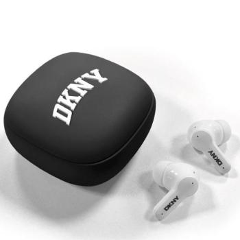 DKNY DKTWS3DNYAK 3D Rubber Matte Finish TWS Bluetooth vezeték nélküli fülhallgató - fekete kép