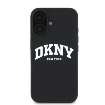 DKNY Liquid Silicone Arch Logo iPhone 16 Plus MagSafe tok, fekete kép