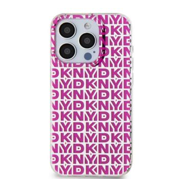 DKNY PC/TPU Repeat Pattern Apple iPhone 15 Pro tok, rózsaszín kép