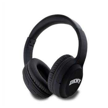 DKNY PU Leather Arch Logo bluetooth fejhallgató, fekete kép