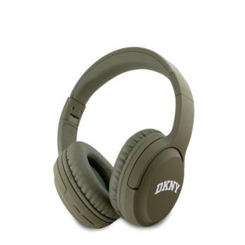 DKNY PU Leather Arch Logo bluetooth fejhallgató, zöld kép