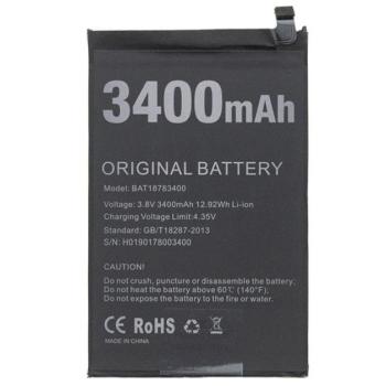 DOOGEE akku 3400 mAh LI-ION (belső akku, beépítése szakértelmet igényel) Doogee X90, Doogee X90L kép