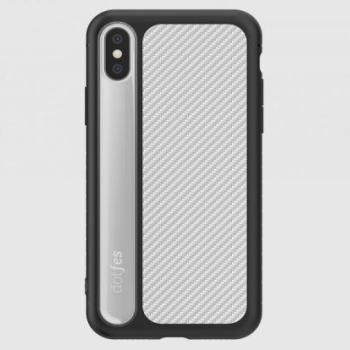 Dotfes G06 iPhone X XS (5,8&quot;) fekete-ezüst prémium hátlap tok kép