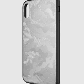 Dotfes G07 iPhone X XS (5,8&quot;) ezüst terepmintás prémium hátlap tok kép