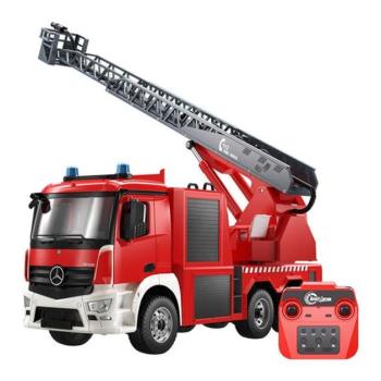 Double Eagle Mercedes-Benz Arocs RC/távirányítós tűzoltóautó, 1:26, narancssárga (E667-003) kép