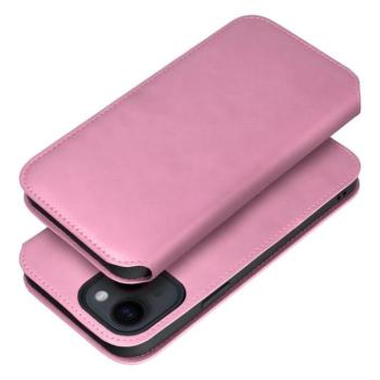Dual Pocket Book case IPHONE 15 PRO világos rózsaszín tok kép