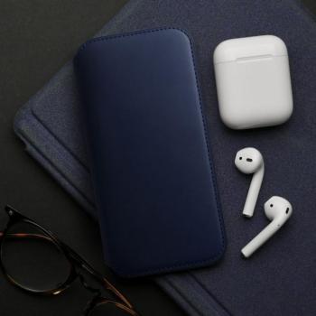 DUAL POCKET könyvtok Samsung Galaxy S25 Plus - tengerészkék kép