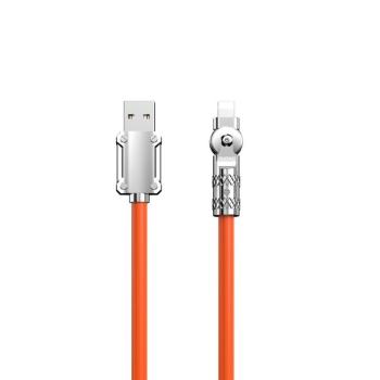 Dudao 30W USB Lightning töltőkábel 180° Forgatás 1 m kép