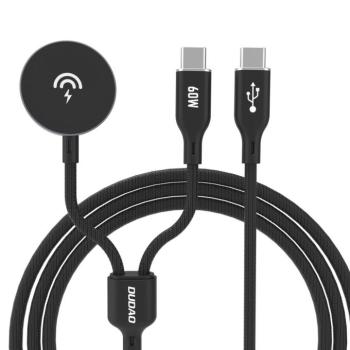 Dudao A12MaxC Apple Watch töltő Type-C csatlakozással 60W - fekete kép