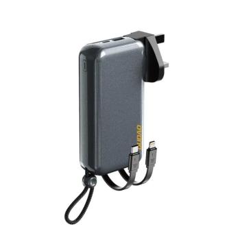 Dudao K25 powerbank 10000mAh - szürke kép